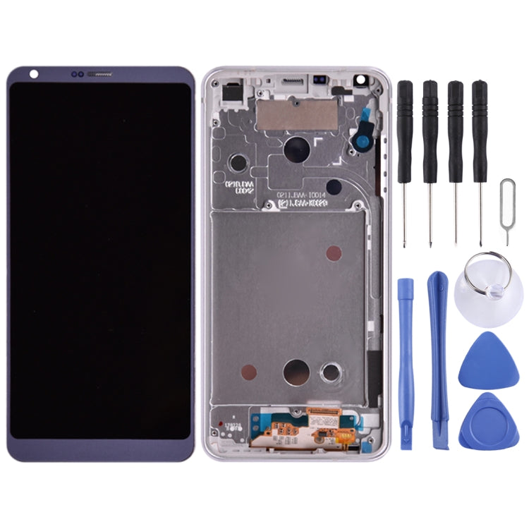 Original LCD Screen for for LG G6 / H870 / H870DS / H872 / LS993 / VS998 / US997 Digitizer Full Assembly with Frame(Purple) - free shipping - PMC TechLife - Order now!