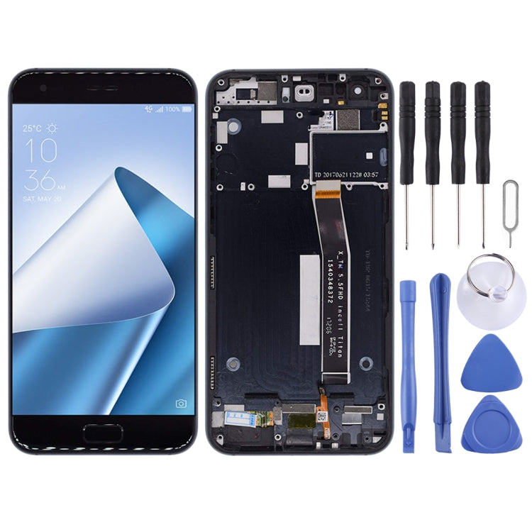 OEM LCD Screen for Asus ZenFone 4 ZE554KL Z01KDA Z01KD Z01KS  Digitizer Full Assembly with Frame（Black) - LCD Screen by PMC Jewellery | Online Shopping South Africa | PMC Jewellery