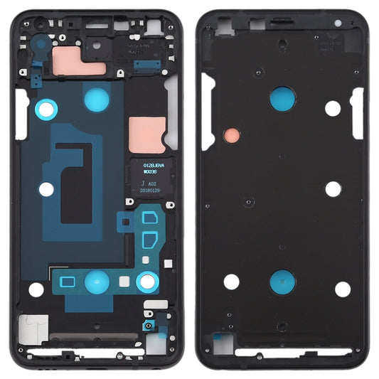 Front Housing LCD Frame Bezel Plate for LG Q7 / Q610 / Q7 Plus / Q725 / Q720 / Q7A / Q7 Alpha(Black) - For LG by PMC Jewellery | Online Shopping South Africa | PMC Jewellery