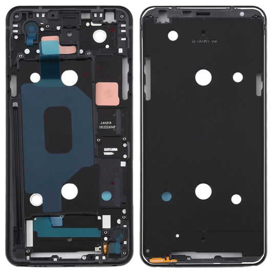 Front Housing LCD Frame Bezel Plate for LG Q Stylo 4 Q710 Q710MS Q710CS (Black) - For LG by PMC Jewellery | Online Shopping South Africa | PMC Jewellery