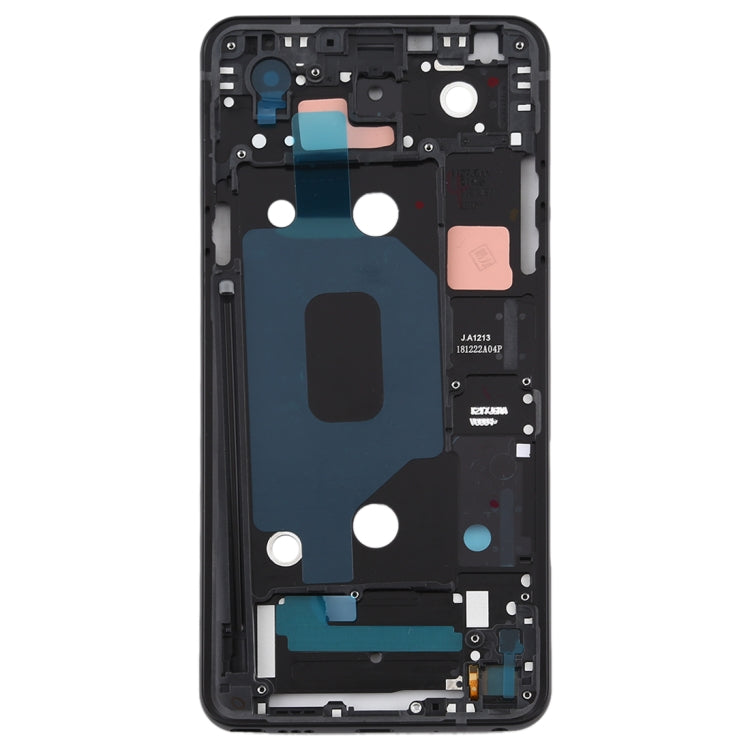 Front Housing LCD Frame Bezel Plate for LG Q Stylo 4 Q710 Q710MS Q710CS (Black) - For LG by PMC Jewellery | Online Shopping South Africa | PMC Jewellery