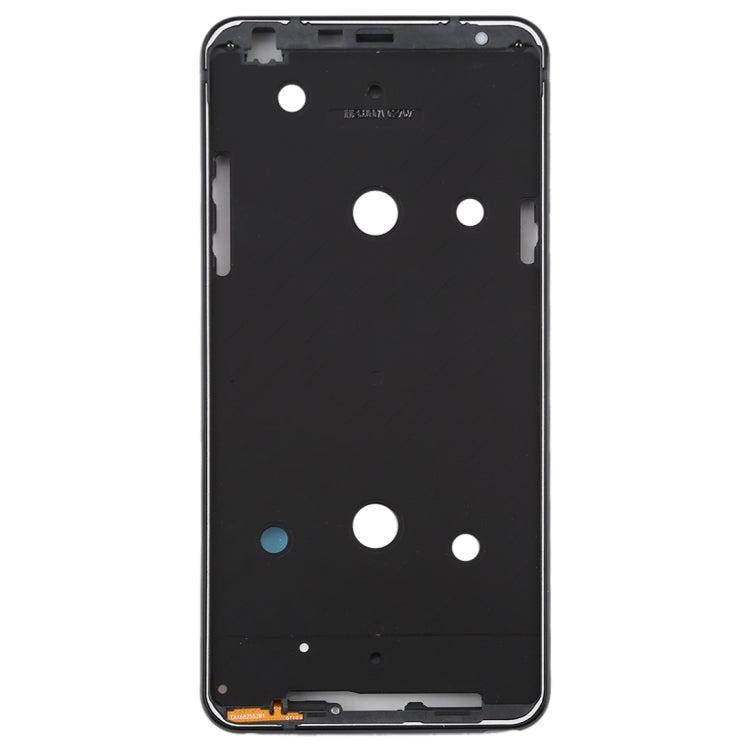 Front Housing LCD Frame Bezel Plate for LG Q Stylo 4 Q710 Q710MS Q710CS (Black) - For LG by PMC Jewellery | Online Shopping South Africa | PMC Jewellery