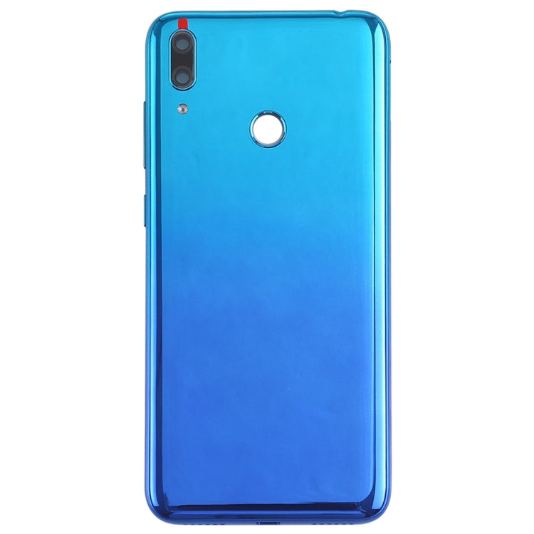 Original Battery Back Cover with Camera Lens & Side Keys for Huawei Y7 Prime (2019)(Blue) - Back Cover by PMC Jewellery | Online Shopping South Africa | PMC Jewellery