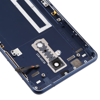 Battery Back Cover with Camera Lens & Side Keys for Nokia 5(Blue) - Back Cover by PMC Jewellery | Online Shopping South Africa | PMC Jewellery