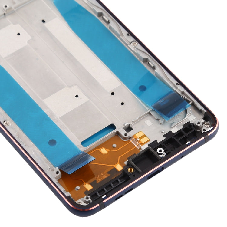 Front Housing LCD Frame Bezel Plate for Nokia 3.1 TA-1049 TA-1057 TA-1063 TA-1070 (Blue) - Full Housing Cover by PMC TechLife | Online Shopping South Africa | PMC TechLife