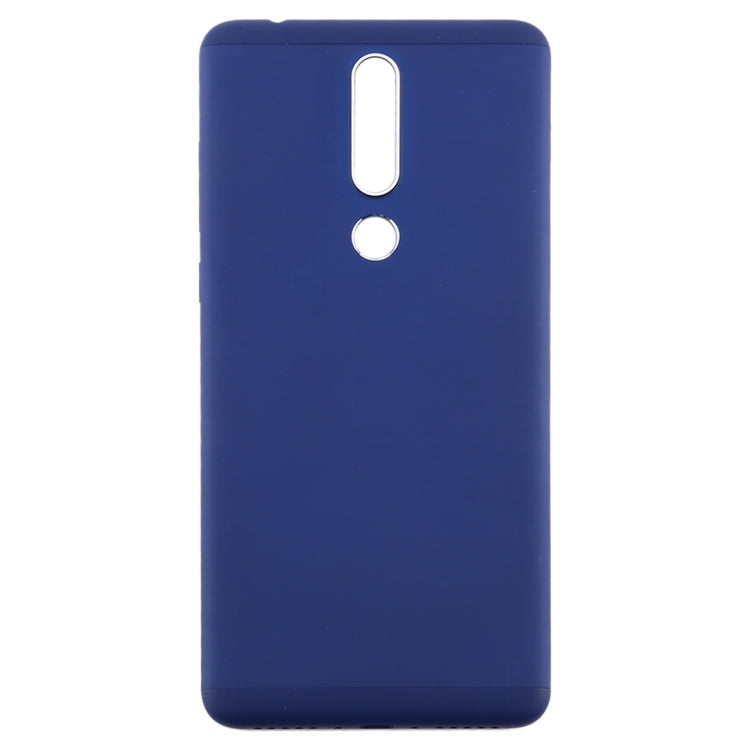 Battery Back Cover with Side Keys for Nokia 3.1 Plus(Blue) - Back Cover by PMC Jewellery | Online Shopping South Africa | PMC Jewellery