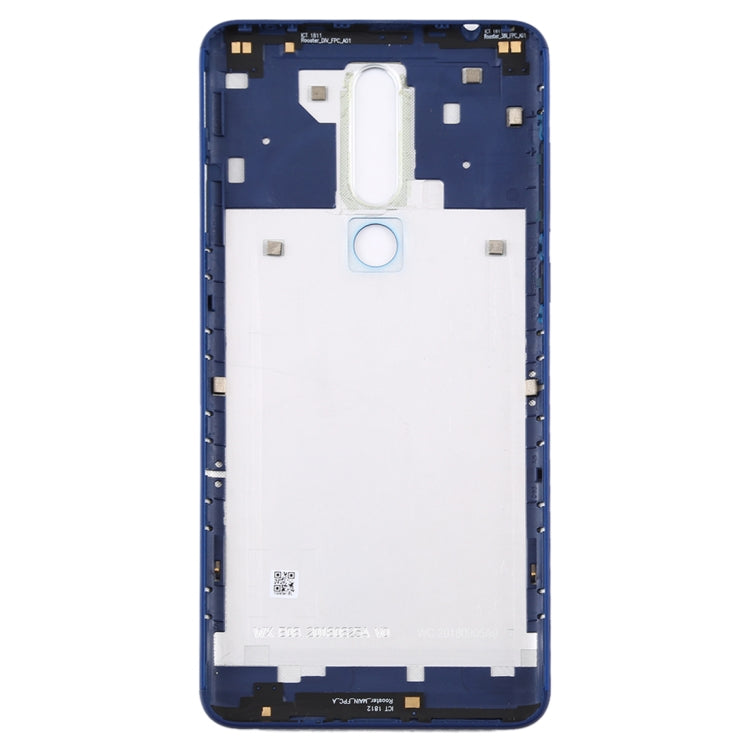 Battery Back Cover with Side Keys for Nokia 3.1 Plus(Blue) - Back Cover by PMC Jewellery | Online Shopping South Africa | PMC Jewellery