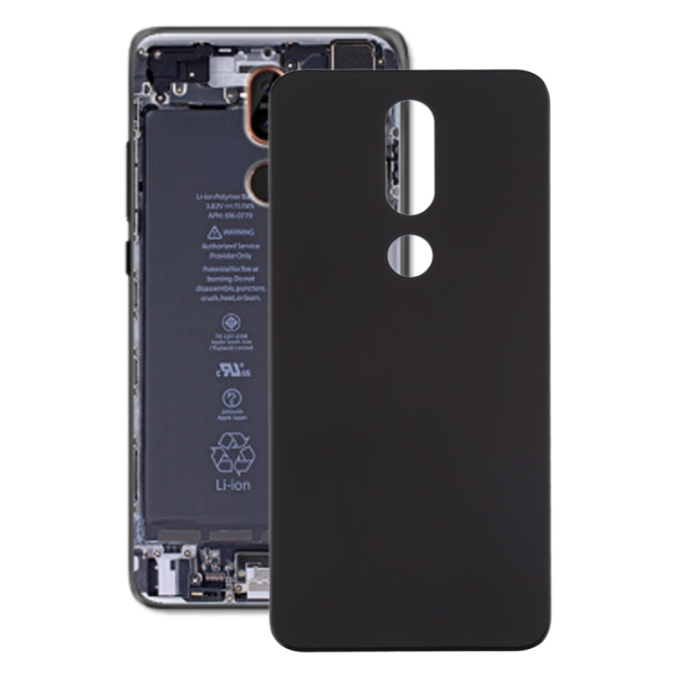 Battery Back Cover for Nokia 7.1 / TA-1100 TA-1096 TA-1095 TA-1085 TA-1097(Black) - Back Cover by PMC Jewellery | Online Shopping South Africa | PMC Jewellery