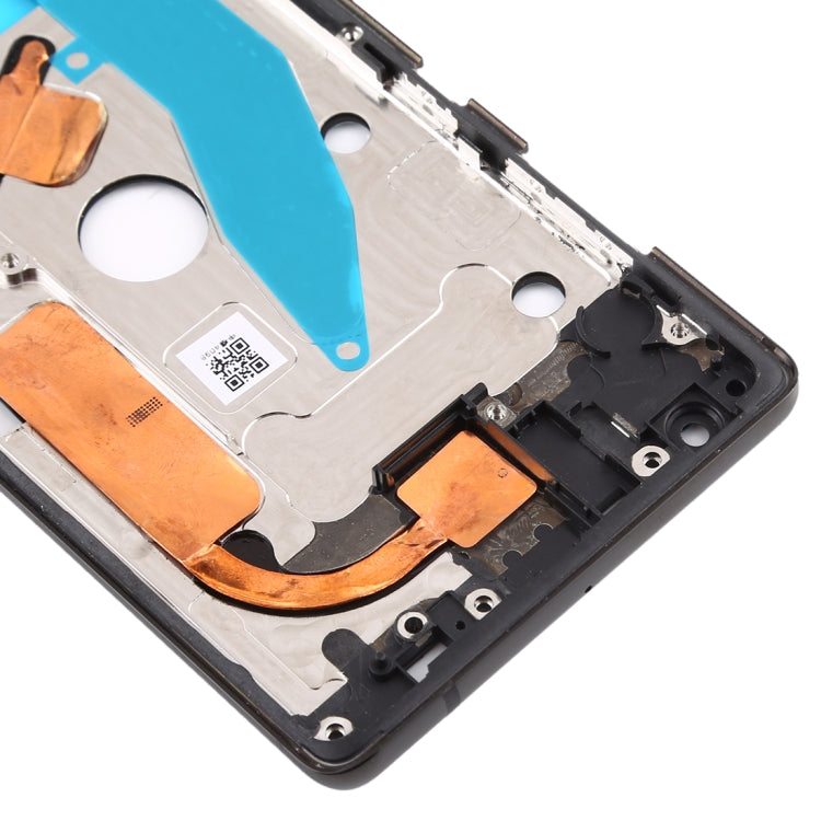 Front Housing LCD Frame Bezel Plate for Nokia 8 Sirocco (Black) - free shipping - PMC TechLife - Order now!