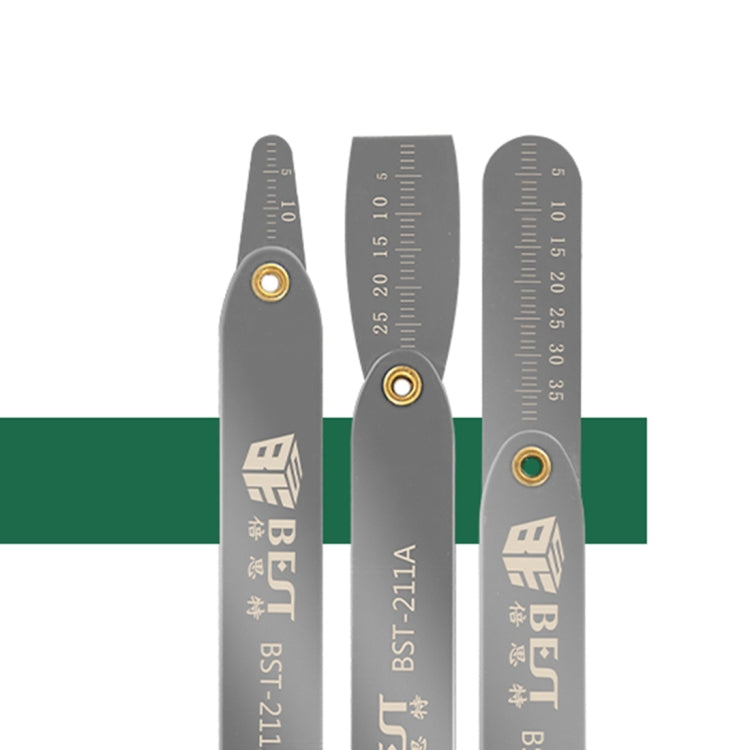 BEST BST-211A/B Universal Mobile Phone Repair Opener Tool Metal Disassemble Crowbar Metal Steel Pry Tool Set - Tool Kits by BEST | Online Shopping South Africa | PMC TechLife | Buy Now Pay Later Mobicred
