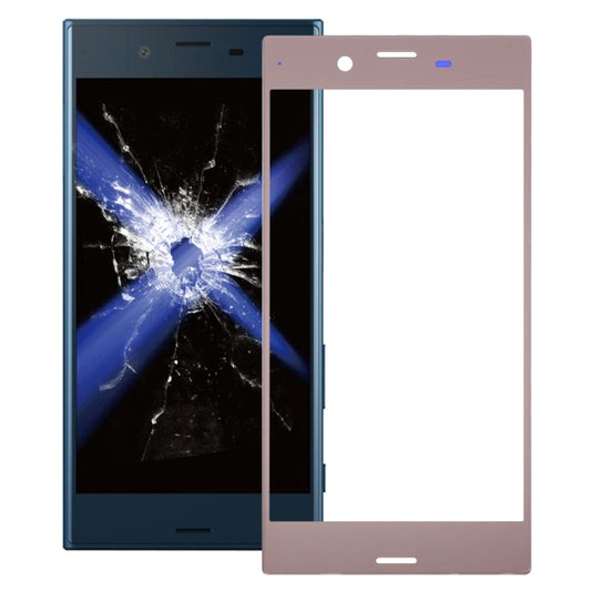 Front Screen Outer Glass Lens for Sony Xperia XZ(Rose Gold) - Touch Panel by PMC Jewellery | Online Shopping South Africa | PMC Jewellery