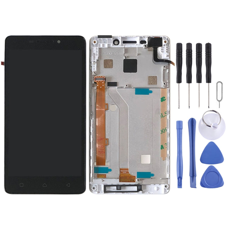 OEM LCD Screen for Lenovo Vibe P1m P1ma40 P1mc50 Digitizer Full Assembly with Frame (White) - LCD Screen by PMC Jewellery | Online Shopping South Africa | PMC Jewellery