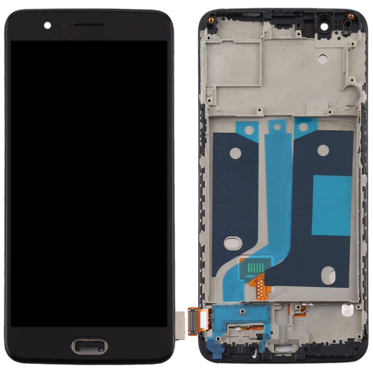 For OnePlus 5 A5000 TFT Material LCD Screen and Digitizer Full Assembly with Frame (Black) - LCD Screen by PMC TechLife | Online Shopping South Africa | PMC TechLife | Buy Now Pay Later Mobicred