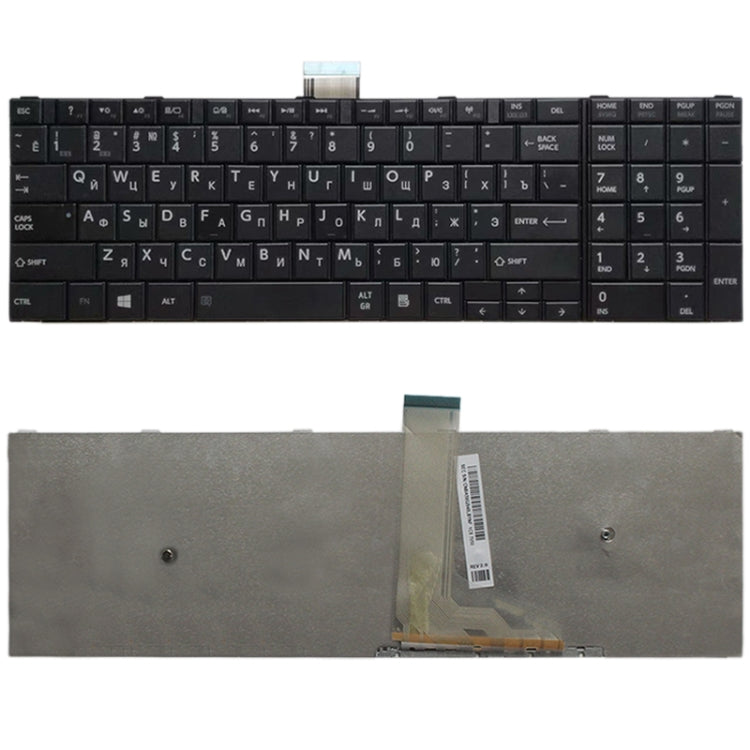 RU Version Keyboard for Toshiba Satellite C50-A C50-A506 C50D-A C55T-A C55-A C55D-A(Black) - Replacement Keyboards by PMC Jewellery | Online Shopping South Africa | PMC Jewellery