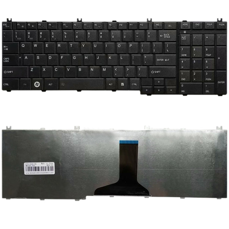 US Version Keyboard for Toshiba Satellite L670 L670D L675 L675D C660 C660D C655 L655 L655D C650 C650D L650 C670 L750 L750D - Replacement Keyboards by PMC Jewellery | Online Shopping South Africa | PMC Jewellery