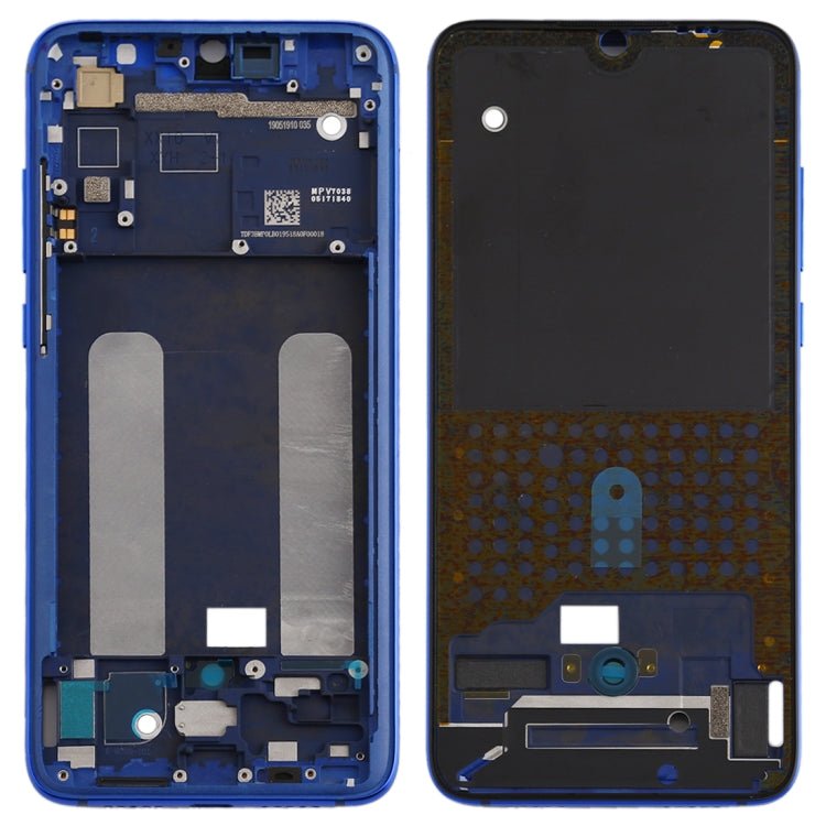 Front Housing LCD Frame Bezel Plate for Xiaomi Mi CC9 / 9 Lite(Blue) - Frame Bezel Plate by PMC Jewellery | Online Shopping South Africa | PMC Jewellery