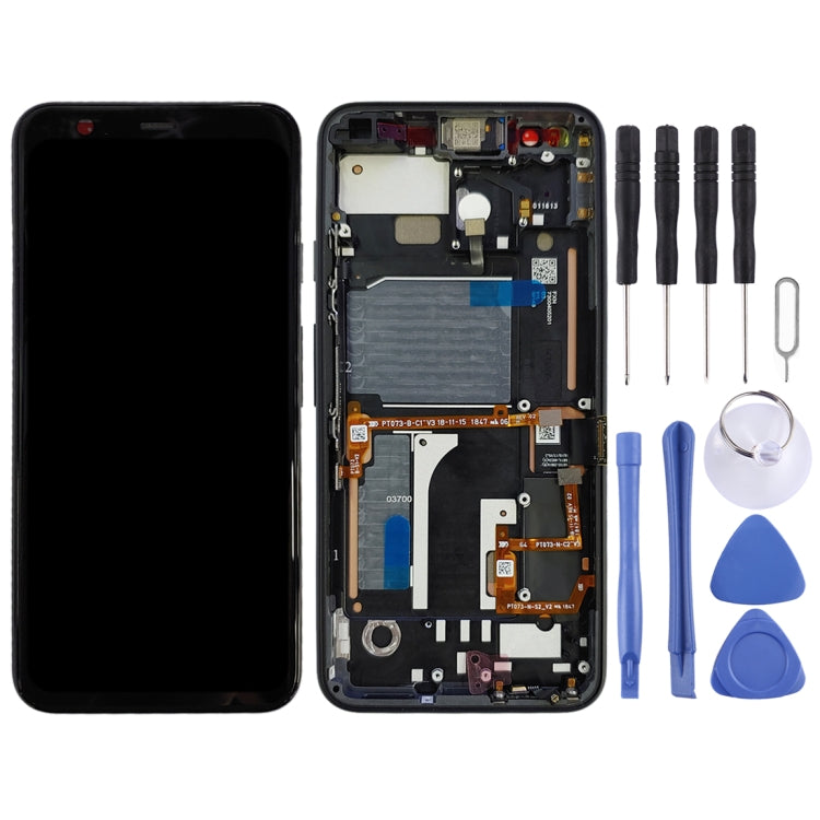 Original LCD Screen for Google Pixel 4 Digitizer Full Assembly with Frame (Black) - LCD Screen by PMC Jewellery | Online Shopping South Africa | PMC Jewellery