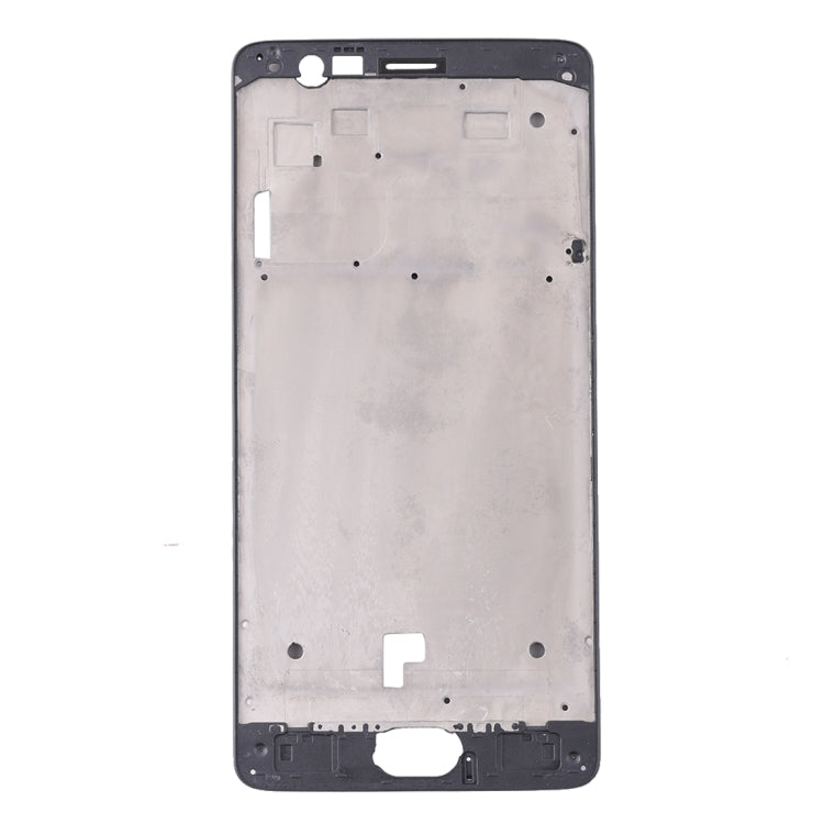 For OnePlus 3 / 3T / A3003 / A3000 / A3100 Front Housing LCD Frame Bezel Plate (Black) - Frame Bezel Plate by PMC Jewellery | Online Shopping South Africa | PMC Jewellery