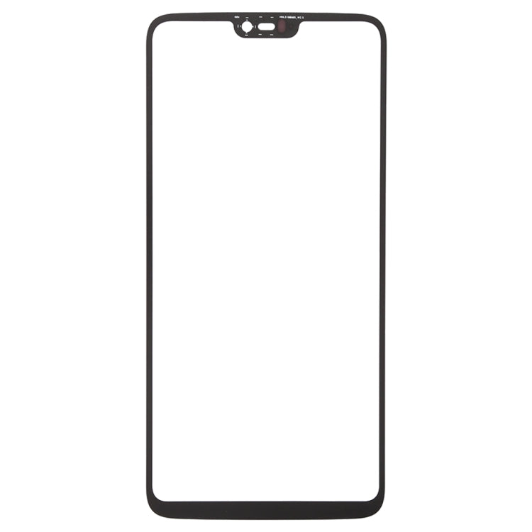 For OnePlus 6 Front Screen Outer Glass Lens (Black) - LCD Related Parts by PMC Jewellery | Online Shopping South Africa | PMC Jewellery