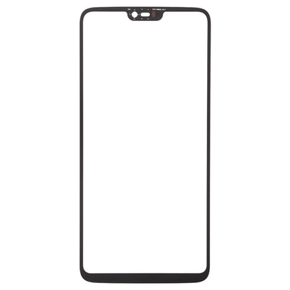 For OnePlus 6 Front Screen Outer Glass Lens (Black) - LCD Related Parts by PMC Jewellery | Online Shopping South Africa | PMC Jewellery