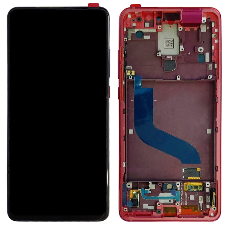 OLED LCD Screen for Xiaomi Redmi K20 / Redmi K20 Pro / 9T Pro Digitizer Full Assembly with Frame(Red) - LCD Screen by PMC Jewellery | Online Shopping South Africa | PMC Jewellery