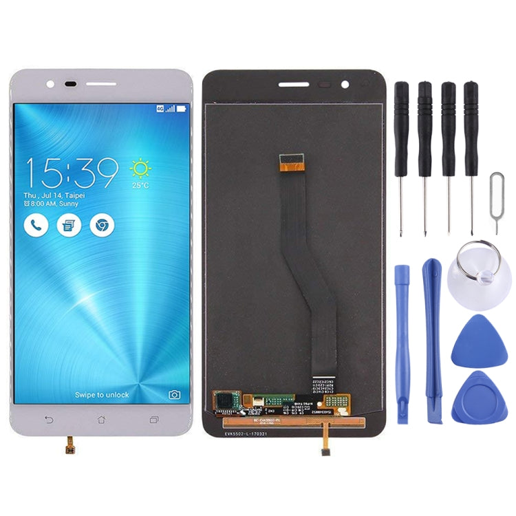 OEM LCD Screen for Asus ZenFone 3 Zoom / ZE553KL Z01HDA with Digitizer Full Assembly (White) - LCD Screen by PMC Jewellery | Online Shopping South Africa | PMC Jewellery