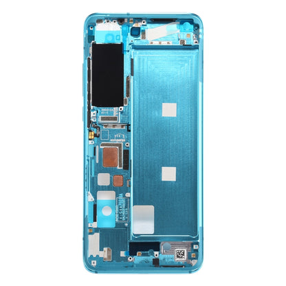 Front Housing LCD Frame Bezel Plate for Xiaomi Mi 10 5G / Mi 10 Pro 5G(Blue) - Frame Bezel Plate by PMC Jewellery | Online Shopping South Africa | PMC Jewellery