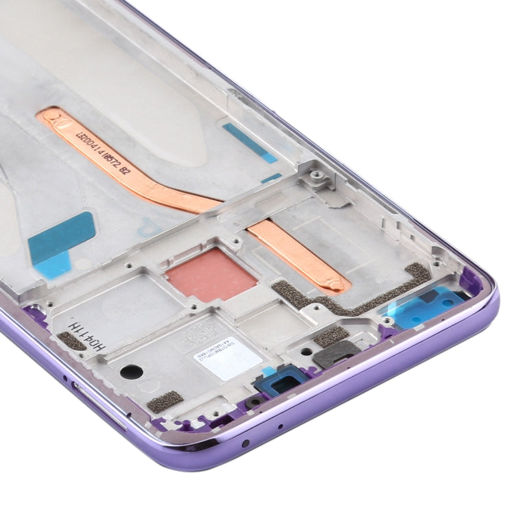 Front Housing LCD Frame Bezel Plate for Xiaomi Redmi K30, 4G Version (Purple) - Frame Bezel Plate by PMC Jewellery | Online Shopping South Africa | PMC Jewellery