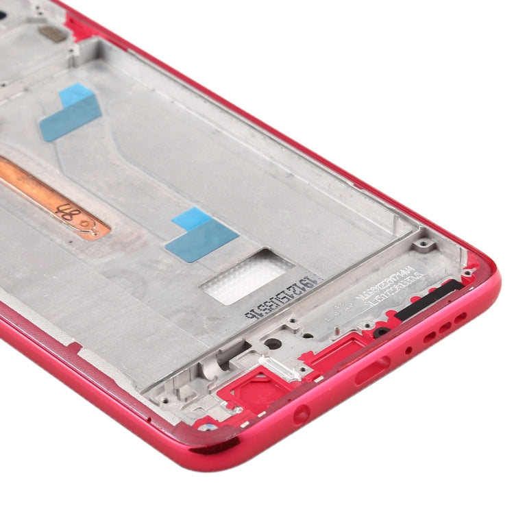 Front Housing LCD Frame Bezel Plate for Xiaomi Redmi K30, 4G Version(Red) - Frame Bezel Plate by PMC Jewellery | Online Shopping South Africa | PMC Jewellery