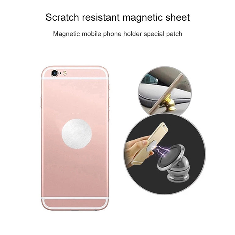 100 PCS Metal Plate Magnetic Disc for Car GPS Phone Magnetic Mount Holder - Hand-Sticking Bracket by PMC TechLife | Online Shopping South Africa | PMC TechLife