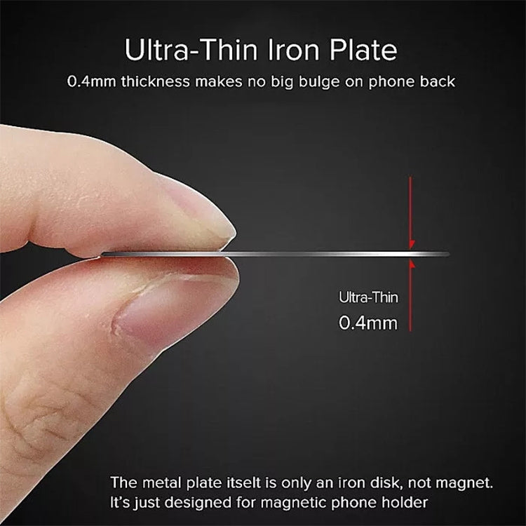 100 PCS Metal Plate Magnetic Disc for Car GPS Phone Magnetic Mount Holder - Hand-Sticking Bracket by PMC TechLife | Online Shopping South Africa | PMC TechLife