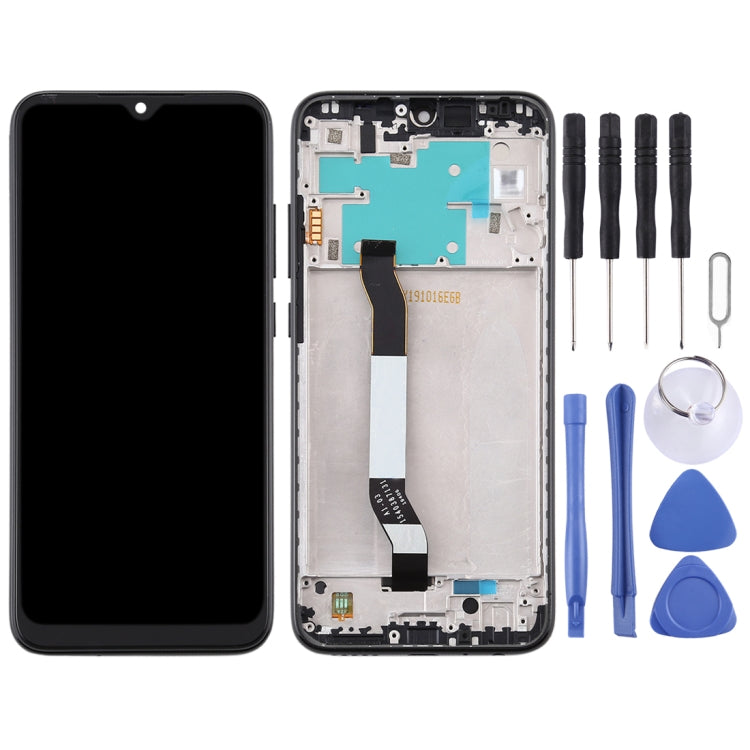 TFT LCD Screen for Xiaomi Redmi Note 8 Digitizer Full Assembly with Frame(Black) - LCD Screen by PMC Jewellery | Online Shopping South Africa | PMC Jewellery