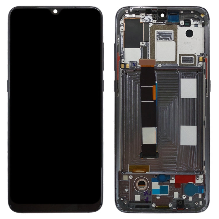 Original AMOLED LCD Screen for Xiaomi Mi 9 Digitizer Full Assembly with Frame(Black) - LCD Screen by PMC Jewellery | Online Shopping South Africa | PMC Jewellery