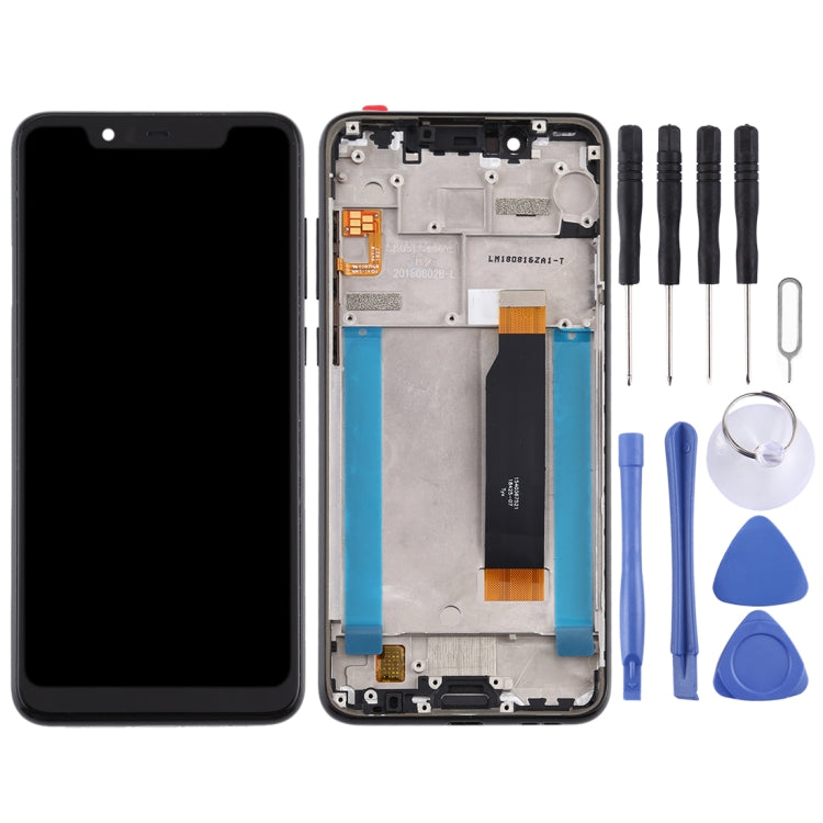 LCD Screen and Digitizer Full Assembly with Frame for Nokia 5.1 Plus / X5 / TA-1102 TA-1105 TA-1108 TA-1109 TA-1112 TA-1120 TA-1199(Black) - free shipping - PMC TechLife - Order now!