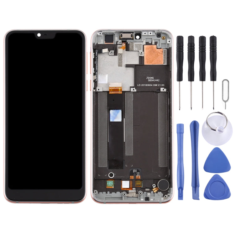 TFT LCD Screen for Nokia 7.1 TA-1100 TA-1096 TA-1095 TA-1085 TA-1097 Digitizer Full Assembly with Frame (Silver) - LCD Screen by PMC Jewellery | Online Shopping South Africa | PMC Jewellery