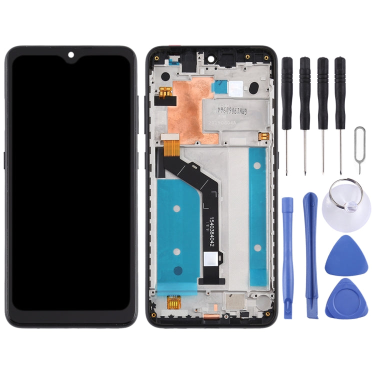 TFT LCD Screen for Nokia 7.2 TA-1196 Digitizer Full Assembly with Frame (Black) - LCD Screen by PMC Jewellery | Online Shopping South Africa | PMC Jewellery