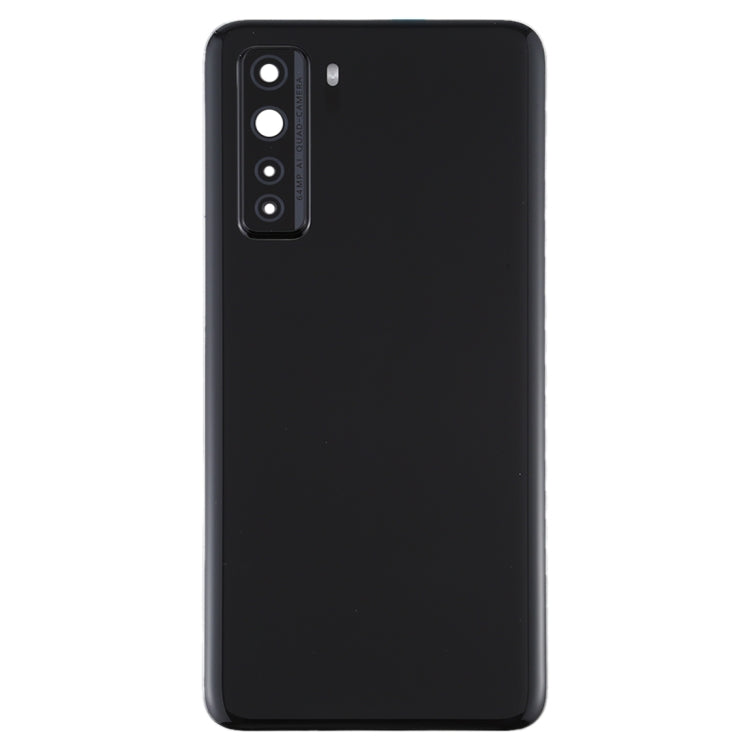Original Battery Back Cover with Camera Lens Cover for Huawei P40 Lite 5G / Nova 7 SE(Black) - Back Cover by PMC TechLife | Online Shopping South Africa | PMC TechLife | Buy Now Pay Later Mobicred