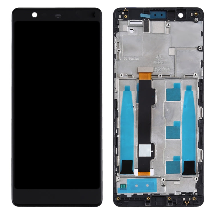 TFT LCD Screen for Nokia 5.1 TA-1061 TA-1075 TA-1076 TA-1088 TA-1081 Digitizer Full Assembly with Frame (Black) - LCD Screen by PMC Jewellery | Online Shopping South Africa | PMC Jewellery