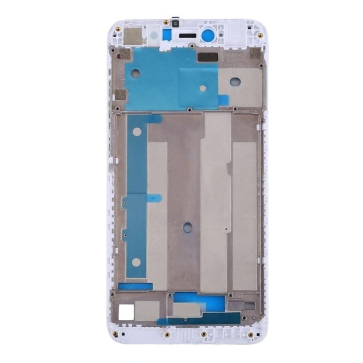 Front Housing LCD Frame Bezel for Xiaomi Redmi Note 5A Prime / Y1(White) - Frame Bezel Plate by PMC Jewellery | Online Shopping South Africa | PMC Jewellery