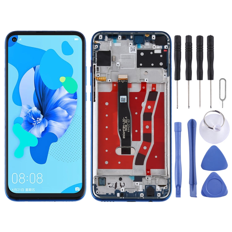 OEM LCD Screen for Huawei Nova 5i Digitizer Full Assembly with Frame(Blue) - LCD Screen by PMC Jewellery | Online Shopping South Africa | PMC Jewellery