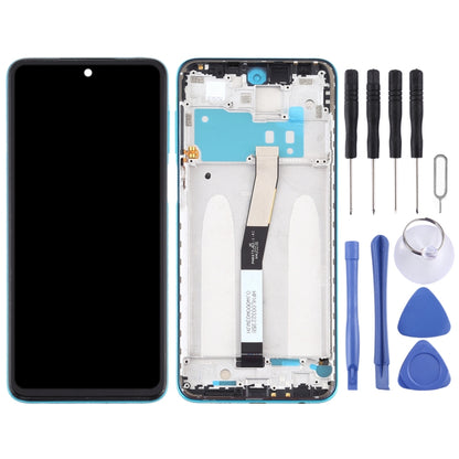 LCD Screen and Digitizer Full Assembly with Frame for Xiaomi Redmi Note 9S / Redmi Note 9 Pro Max / Redmi Note 9 Pro (India) / Redmi Note 9 Pro / Note 10 Lite(Blue) - LCD Screen by PMC Jewellery | Online Shopping South Africa | PMC Jewellery