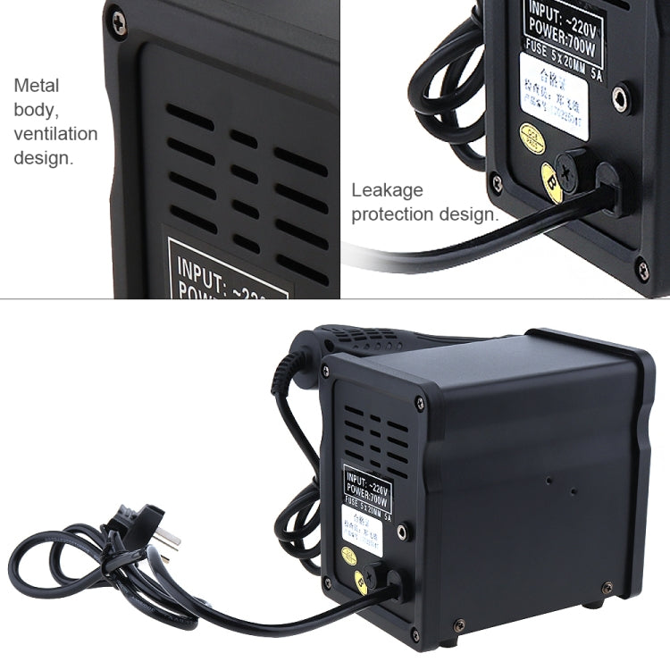 Kaisi K-858D SMD Hot-Air Soldering Station LED Digital Display Support Controllable Temperature for Desoldering + Air Nozzles, EU Plug - Electric Soldering Iron by Kaisi | Online Shopping South Africa | PMC TechLife | Buy Now Pay Later Mobicred