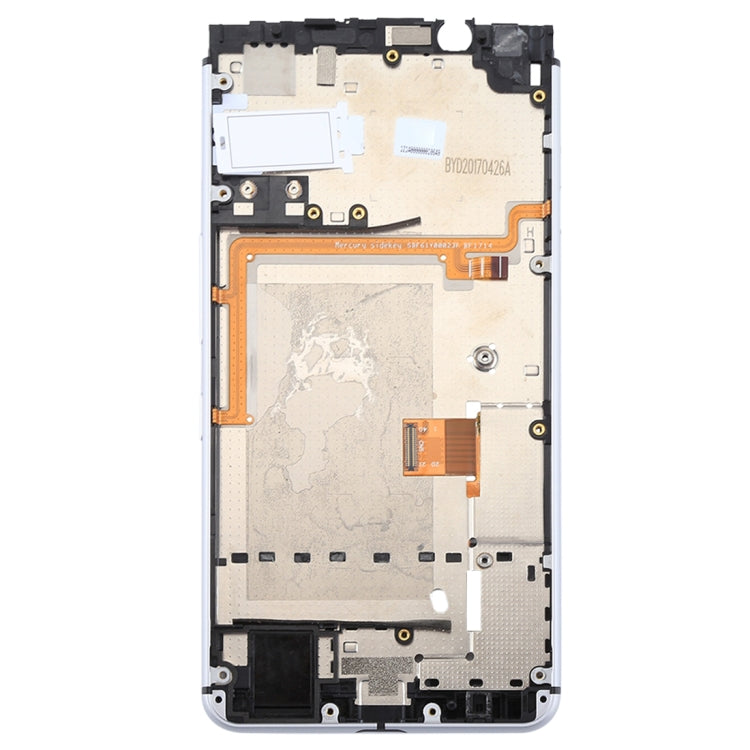 OEM LCD Screen for BlackBerry Keyone Digitizer Full Assembly with Frame(Silver) - For BlackBerry by PMC Jewellery | Online Shopping South Africa | PMC Jewellery