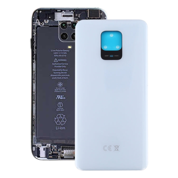 Original Battery Back Cover for Xiaomi Redmi Note 9S / Redmi Note 9 Pro(India) / Redmi Note 9 Pro Max / Note 10 Lite(White) - Back Cover by PMC Jewellery | Online Shopping South Africa | PMC Jewellery