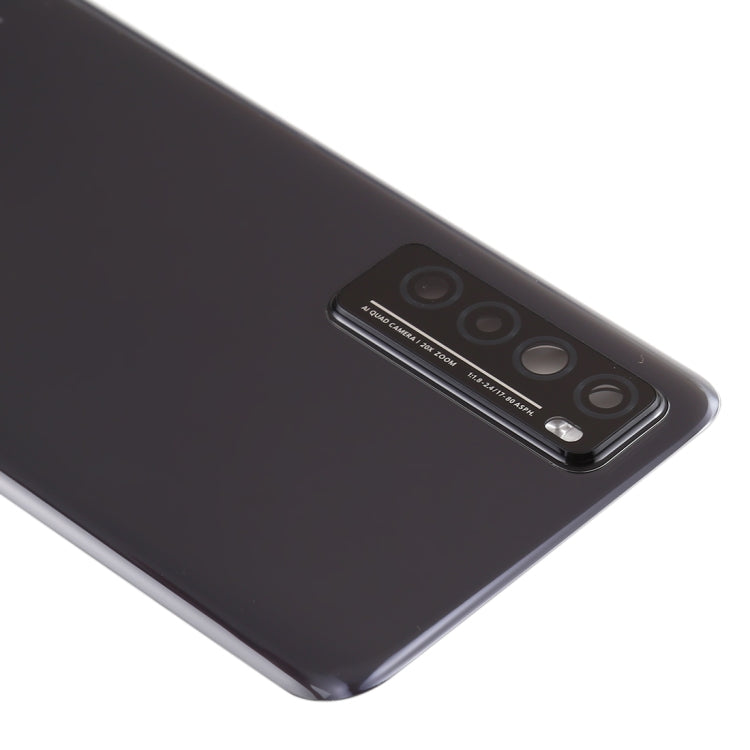 Original Battery Back Cover With Camera Lens Cover for Huawei Nova 7 5G(Black) - Back Cover by PMC TechLife | Online Shopping South Africa | PMC TechLife | Buy Now Pay Later Mobicred