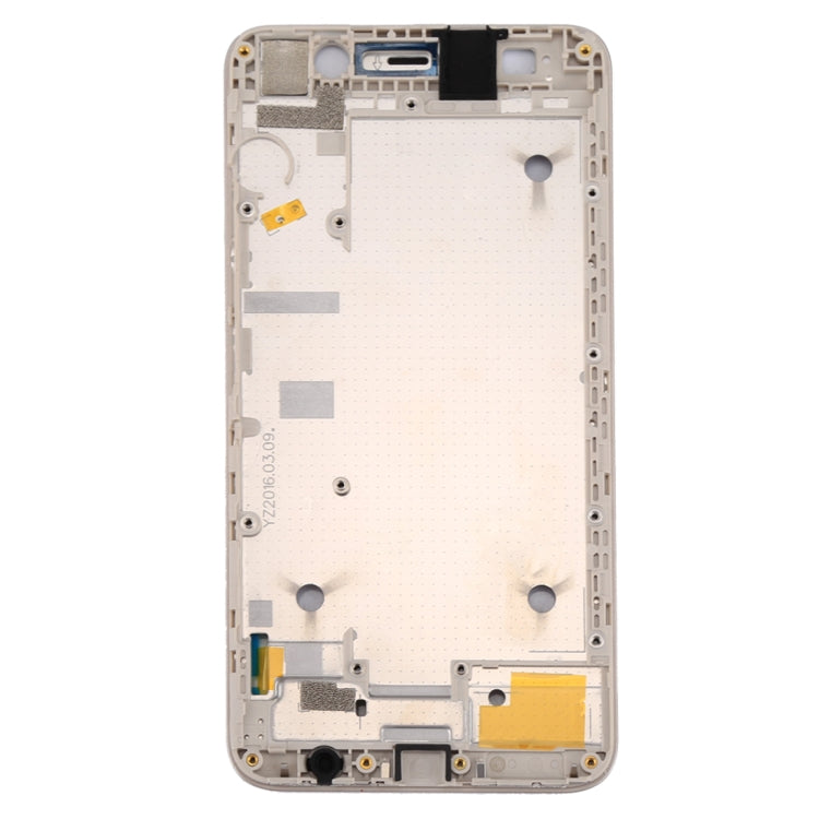 For Huawei Y6 / Honor 4A Front Housing LCD Frame Bezel Plate(Gold) - Full Housing Cover by PMC Jewellery | Online Shopping South Africa | PMC Jewellery