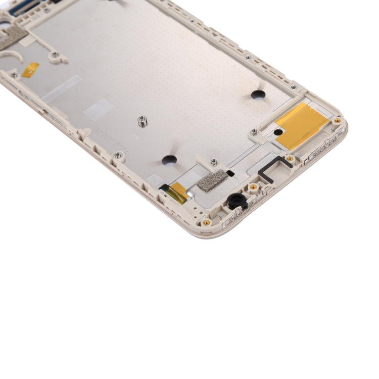 For Huawei Y6 / Honor 4A Front Housing LCD Frame Bezel Plate(Gold) - Full Housing Cover by PMC Jewellery | Online Shopping South Africa | PMC Jewellery