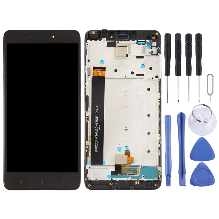 TFT LCD Screen for Xiaomi Redmi Note 4 Digitizer Full Assembly with Frame(Black) - LCD Screen by PMC Jewellery | Online Shopping South Africa | PMC Jewellery