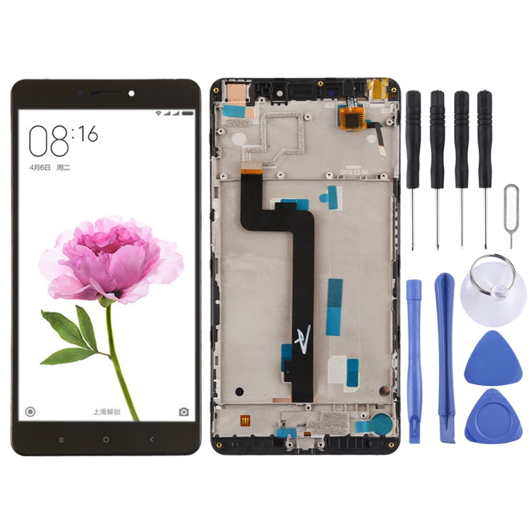 TFT LCD Screen for Xiaomi Mi Max Digitizer Full Assembly with Frame(Black) - LCD Screen by PMC Jewellery | Online Shopping South Africa | PMC Jewellery