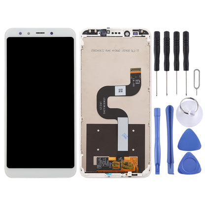 TFT LCD Screen for Xiaomi Mi 6X / A2 Digitizer Full Assembly with Frame(White) - LCD Screen by PMC Jewellery | Online Shopping South Africa | PMC Jewellery